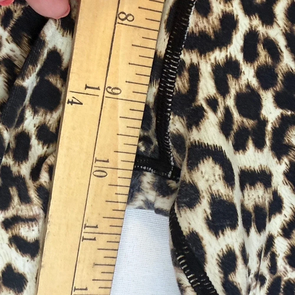 ZYIA Active‎ Leopard Print High Waisted Athletic Leggings Women's Size 6-8